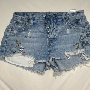 American Eagle Outfitters Jean shorts size 0 Jrs